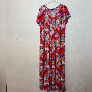 Sami & Jo Colorful Floral Maxi Dress